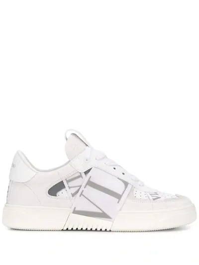 Valentino Garavani Vl7n Logo-print Strap Sneakers In White