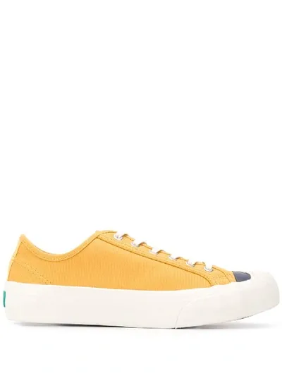 Ymc You Must Create Wing Tip Sneakers In Yellow