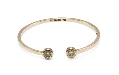 Lo Spazio Jewelry Lo Spazio White Diamond Bangle