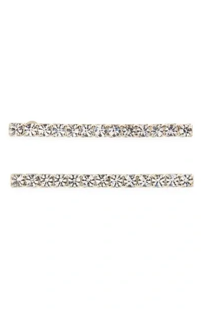 Jennifer Behr Gwen Crystal Bobby Pins, Set Of 2