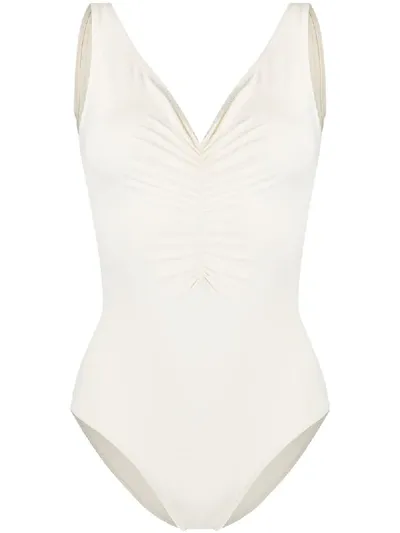 Totême Sondrio One-piece Swimsiut In White