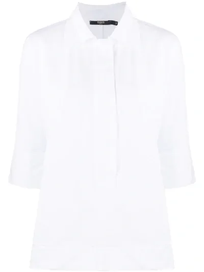 Seventy Three-quarter Length Sleeve Shirt In White