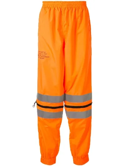 Upww Wide Leg Utility Trousers In Orange