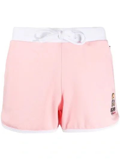 Moschino Underbear Shorts In Pink