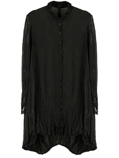 Rundholz Oversized-fit Shirt Dress In Black