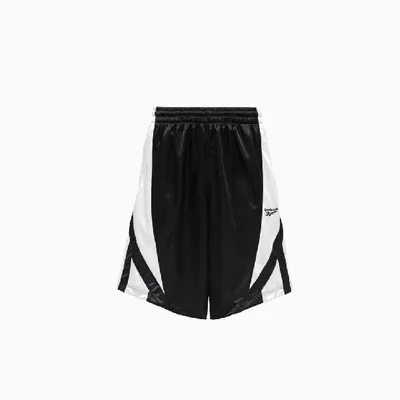 Reebok Side Panel Basketball Shorts In Black