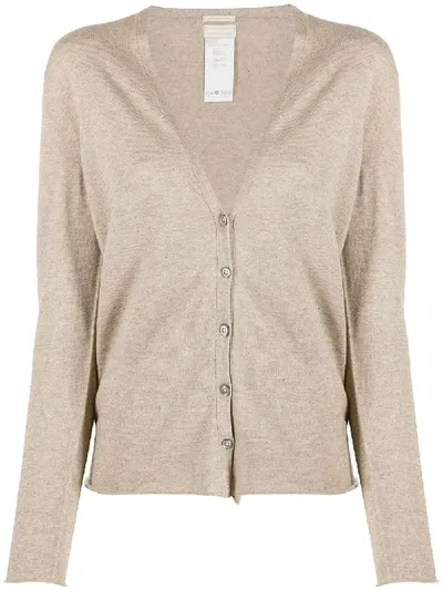 Massimo Alba Vivik Buttoned Cardigan In Neutrals