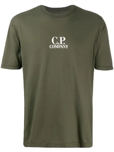 C.p. Company No Gravity Logo T-shirt In Green