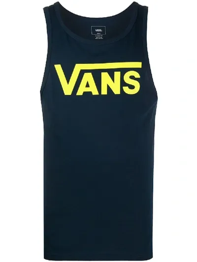 Vans Trägershirt Mit Logo-print In Blue