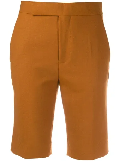 Mrz Tailored Slim-fit Shorts In Brown