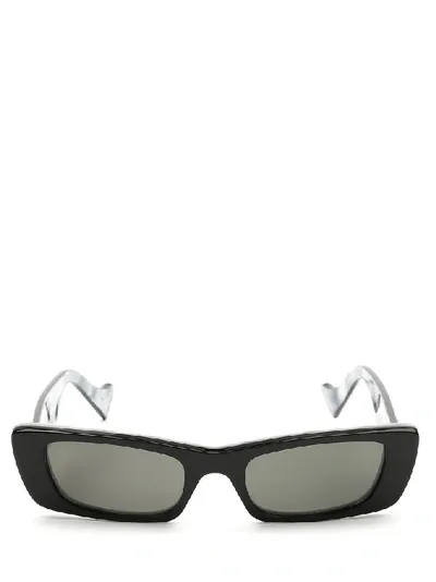 Gucci Eyewear Rectangle Frame Sunglasses In Multi