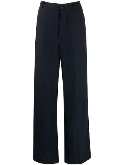 Rundholz Flared Style Trousers In Blue