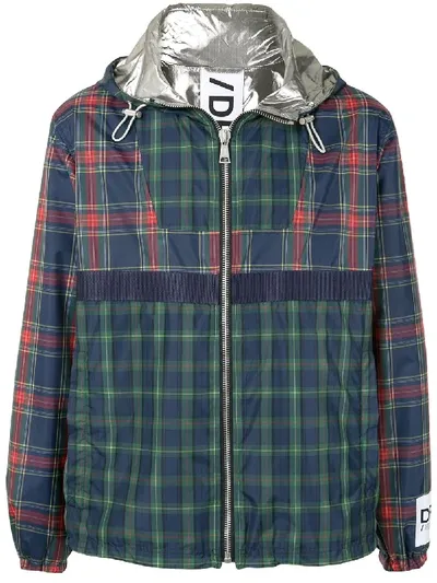 Drome Plaid Zipped Jacket In Multicolour