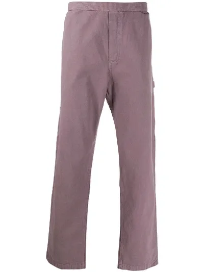 Brain Dead Straight Leg Cargo Pants In Purple