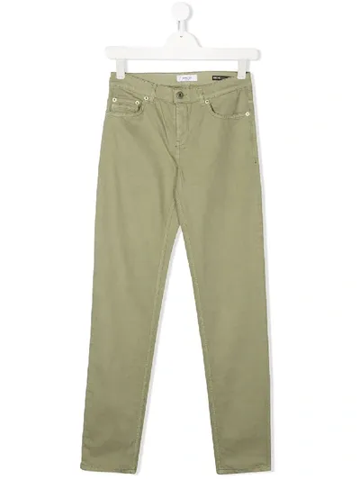 Dondup Gerade Teen 'ritchie' Jeans In Green