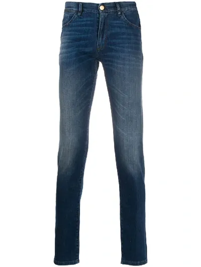 Pt05 Mid-rise Slim-fit Jeans In Blue