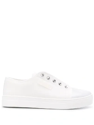 Liu •jo Platform Low-top Sneakers In White