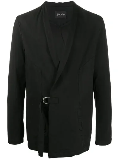 Andrea Ya'aqov Tie Waist Blazer In Black