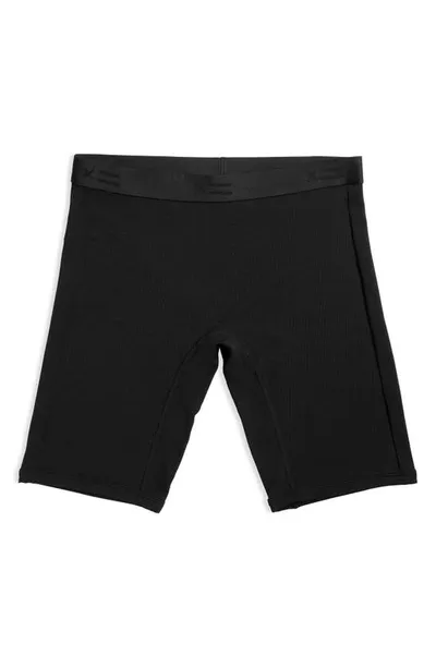 Tomboyx Stretch Modal 9-inch Boxer Briefs In Black