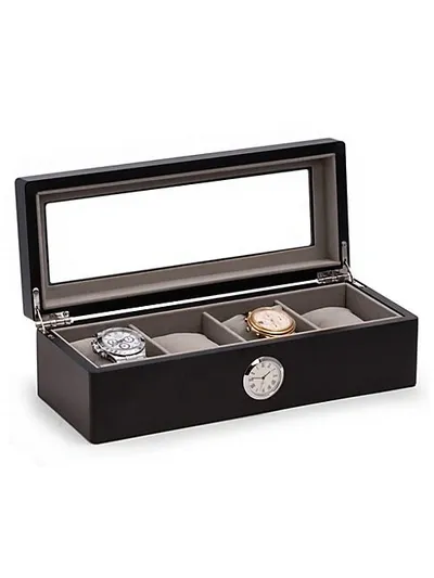 Bey-berk All-in-time 4 Watch Box In Black