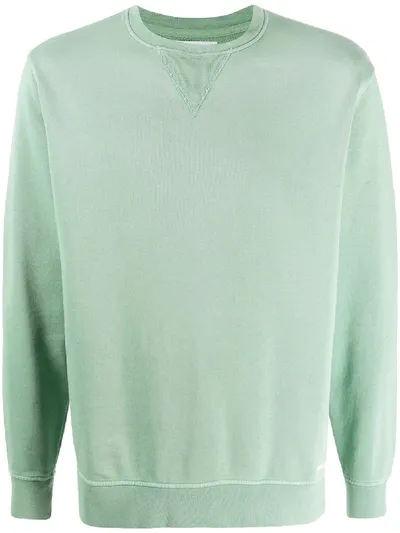 President's Crew Neck Cotton Sweatshirt In Green