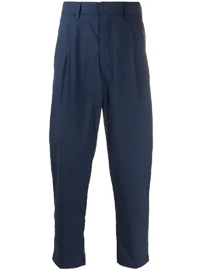 The Gigi Tonga Straight-leg Trousers In Blue