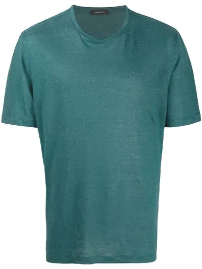 Ermenegildo Zegna Short-sleeve T-shirt In Blue