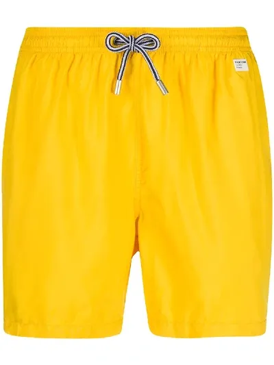 Mc2 Saint Barth Pantone Swim Shorts In Yellow