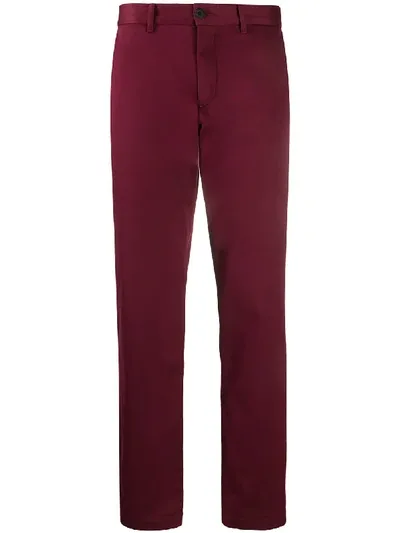 Tommy Hilfiger Straight-leg Trousers In Red