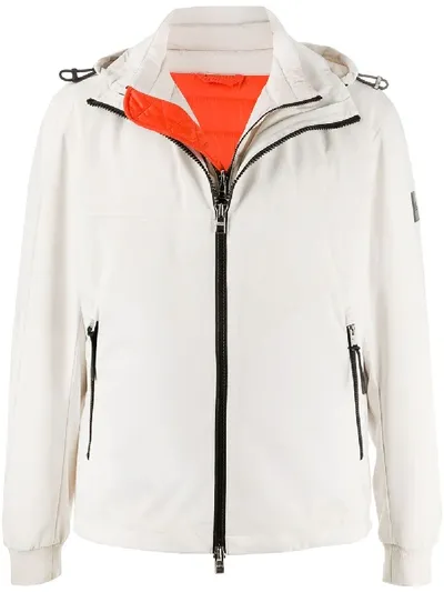 Hugo Boss Reversible Padded Jacket In Neutrals