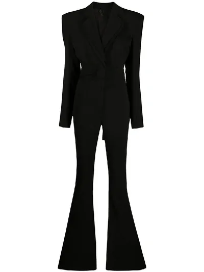 Ben Taverniti Unravel Project Unravel Black Double Reverse Jumpsuit