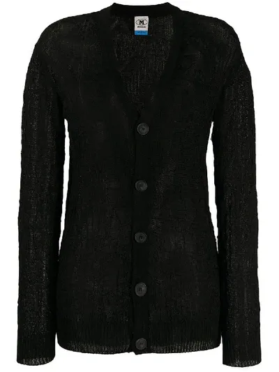 M Missoni V-neck Cardigan In Black