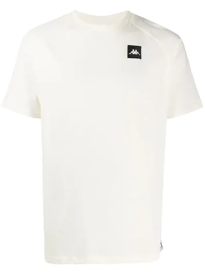 Kappa Cernam Embroidered Logo T-shirt In Neutrals