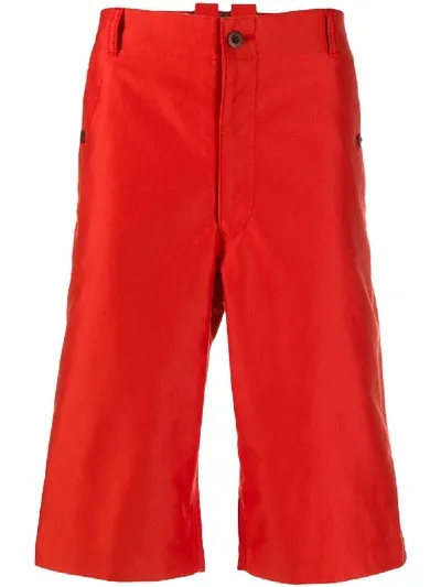 Junya Watanabe Straight Knee-length Shorts In Orange