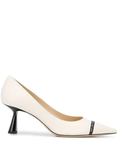 Jimmy Choo Rene Pointed Toe Pump In Latte/latte