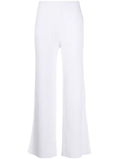 Sminfinity Wide-leg Trousers In White