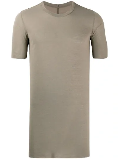 Rick Owens Lightweight Crew Neck T-shirt In Brown