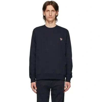 Ps By Paul Smith Ps Paul Smith Zebra Logo Sweatshirt In Blue