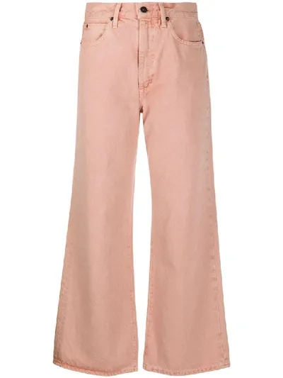 Slvrlake Grace Cropped Jeans In Pink