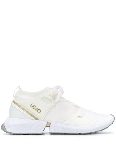 Liu •jo Panelled Low-top Sneakers In White