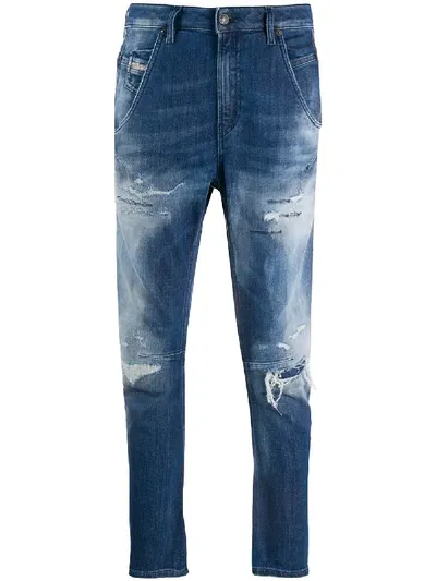 Diesel 'fayza' Tapered-jeans In Blue