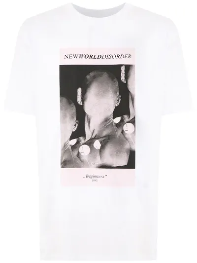 Hugo New World Disorder T-shirt In White