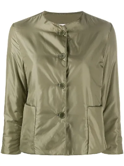 Aspesi Kragenlose Jacke In Green