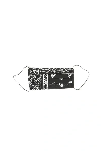 Arizona Love Bandana Print Face Mask In Black,white