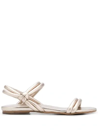 Del Carlo Metallic Open-toe Sandals