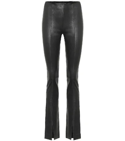 Stouls Vegas Strip Skinny Leather Pants In Black