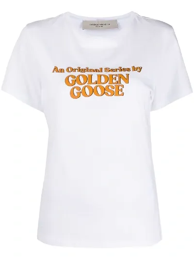 Golden Goose Ania Golden Series T-shirt In White