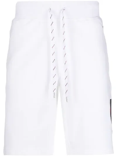 Champion Embroidered Logo Track Shorts In White