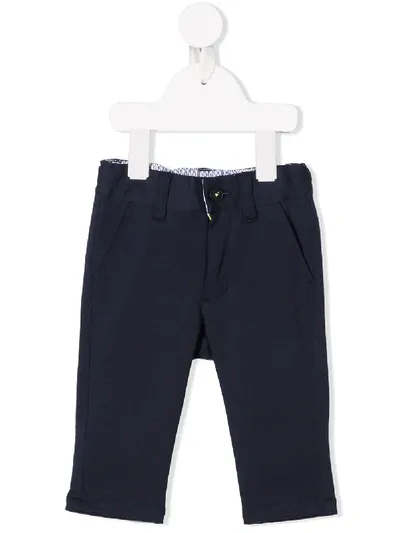 Hugo Boss Babies' Slim Fit Chinos In Blue