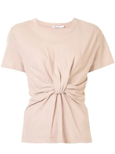 Alexander Wang T Knot Detail T-shirt In Pink